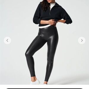 SPANX Brand New Leather Leggings